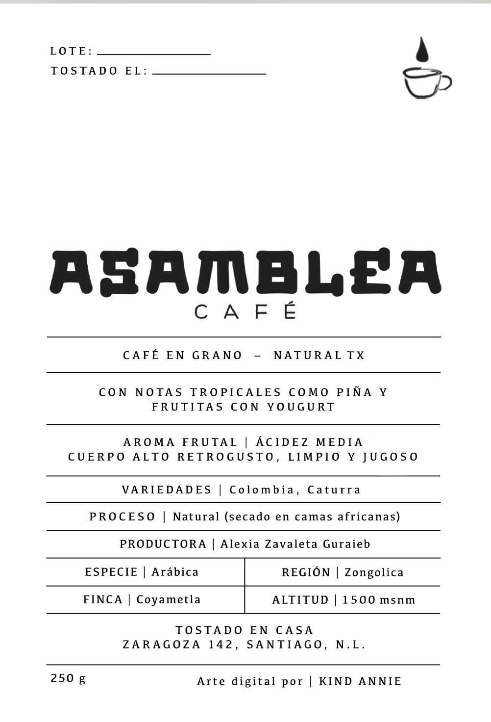 Frutitas con Yogurt - Natural TX 250 gr ꩜